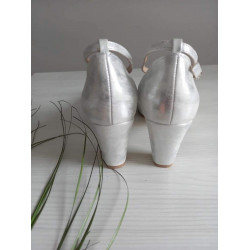 Lodičky Witt K/107, strieborná ekokoža