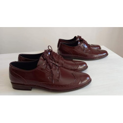 Pánske celokožené topánky Witt Brogsy hnedé