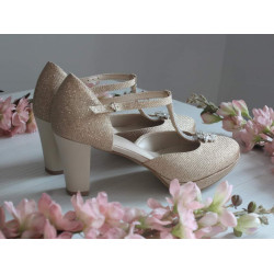 Sandále Witt K/452 delené, Mira zlatá